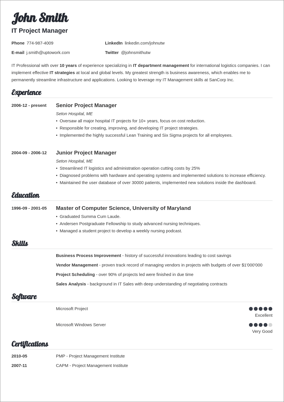 Detail Download Template Resume Word Gratis Nomer 51