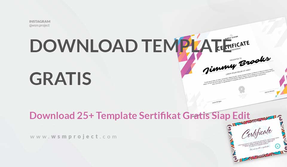 Detail Download Template Sertifikat Gratis Nomer 7