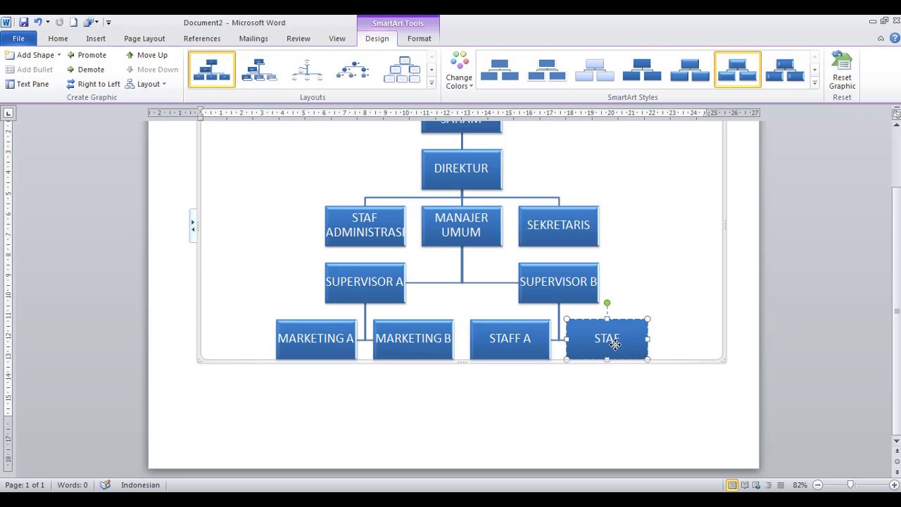 Detail Download Template Struktur Organisasi Word Nomer 23