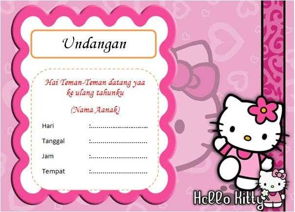 Detail Download Template Undangan Ulang Tahun Nomer 9