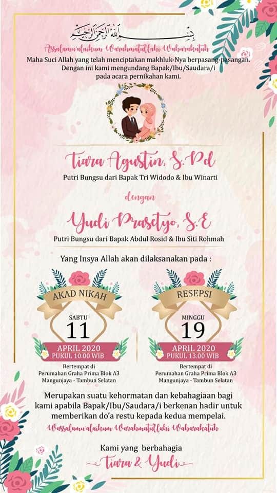 Detail Download Undangan Pernikahan Islami Nomer 21