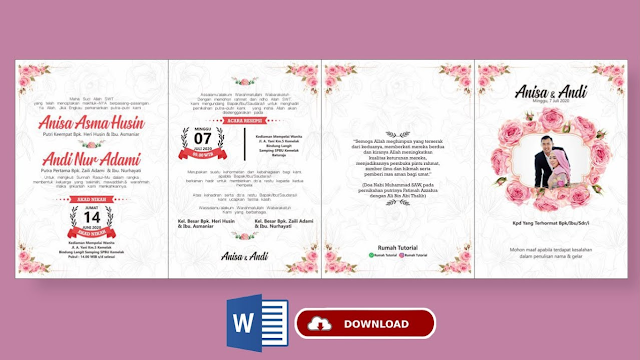 Detail Download Undangan Pernikahan Ms Word Nomer 22
