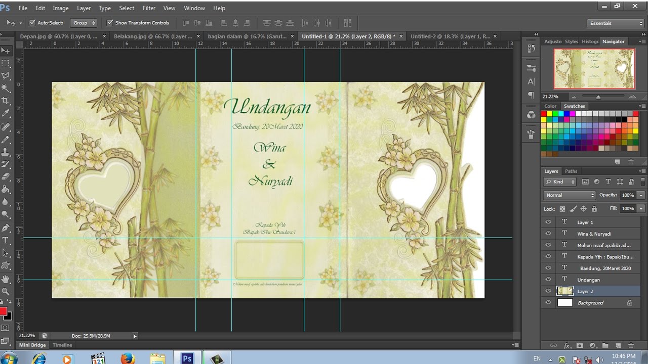 Detail Download Undangan Pernikahan Siap Edit Photoshop Nomer 46