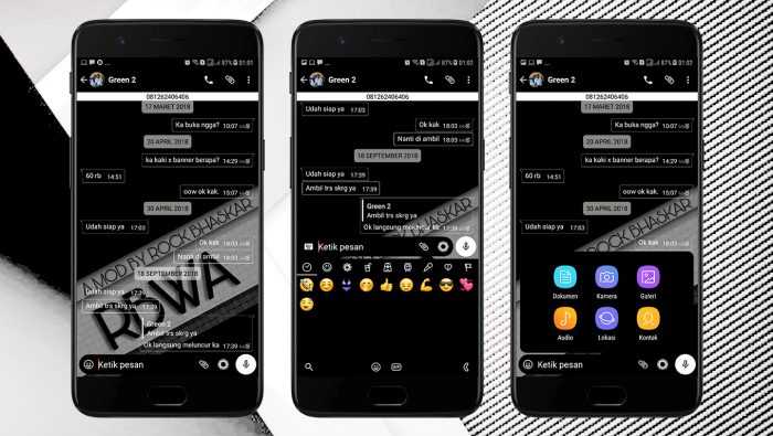Detail Download Whatsapp Hitam Nomer 6