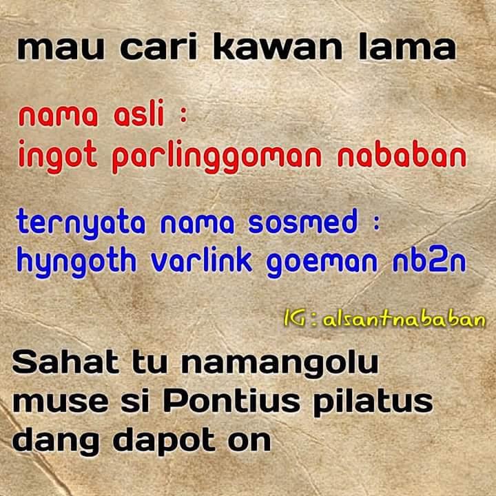 Detail Dp Lucu Bahasa Batak Nomer 20