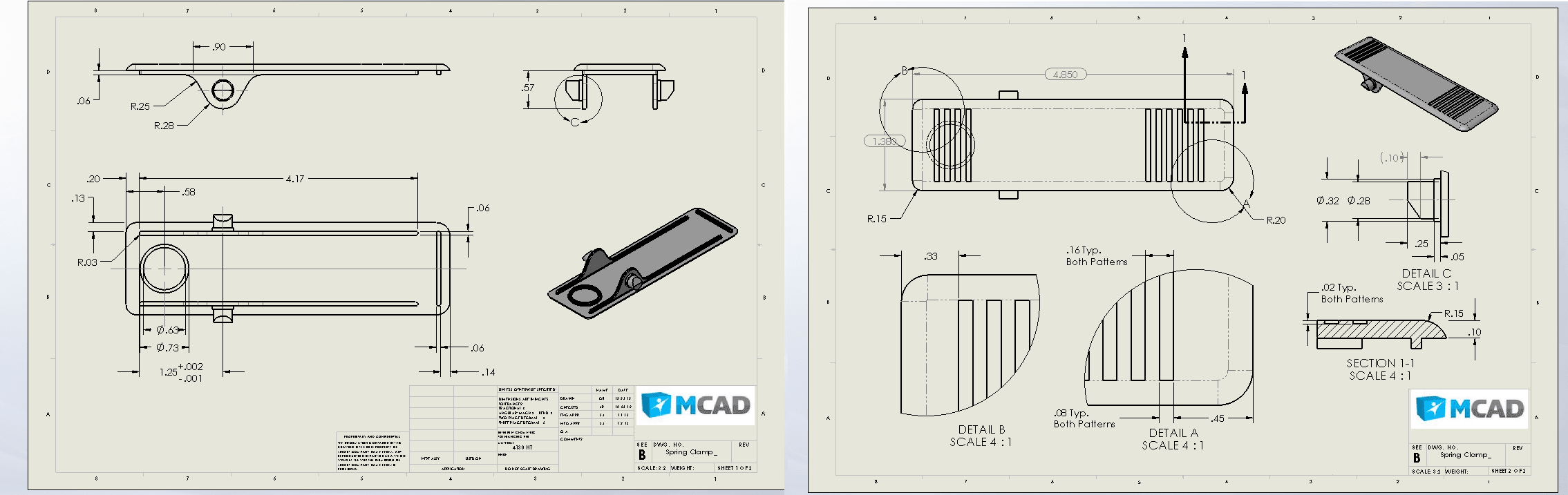 Detail Drawing Sheet Template Nomer 20