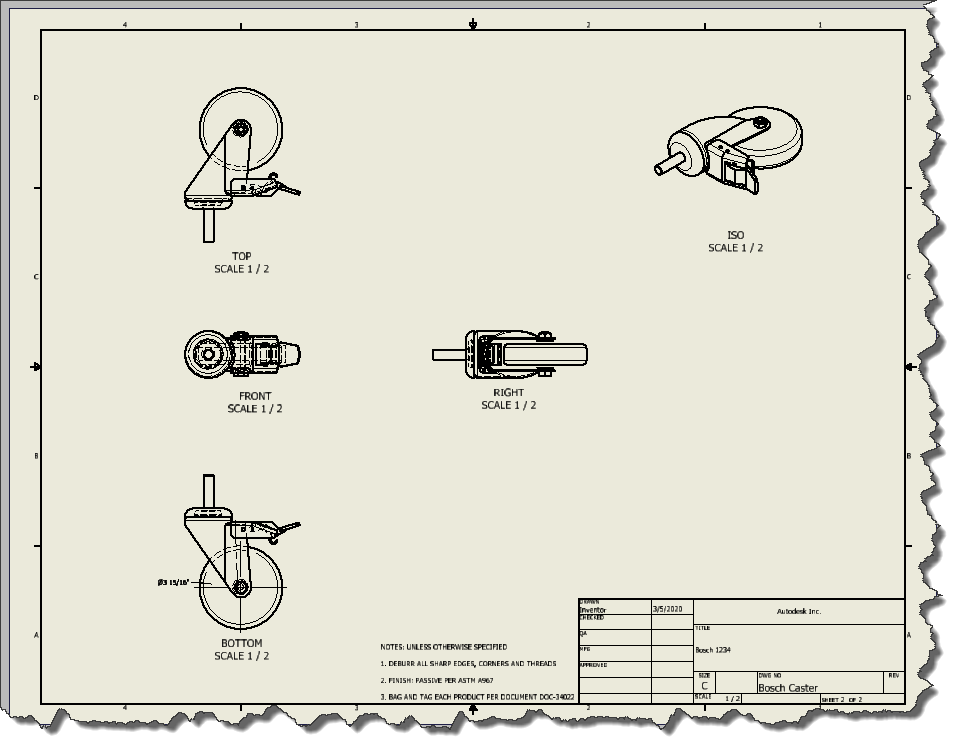 Detail Drawing Sheet Template Nomer 31