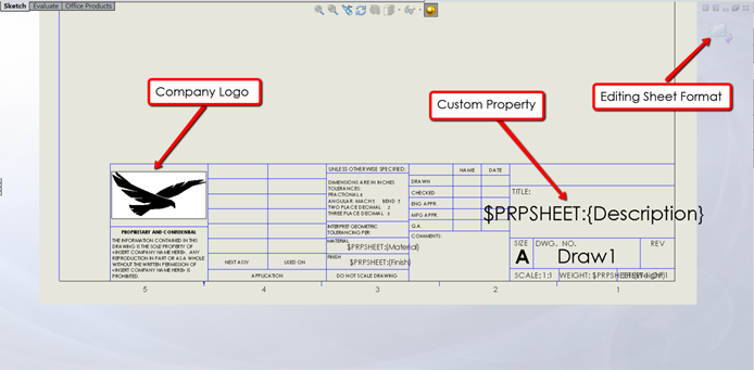 Detail Drawing Sheet Template Nomer 6