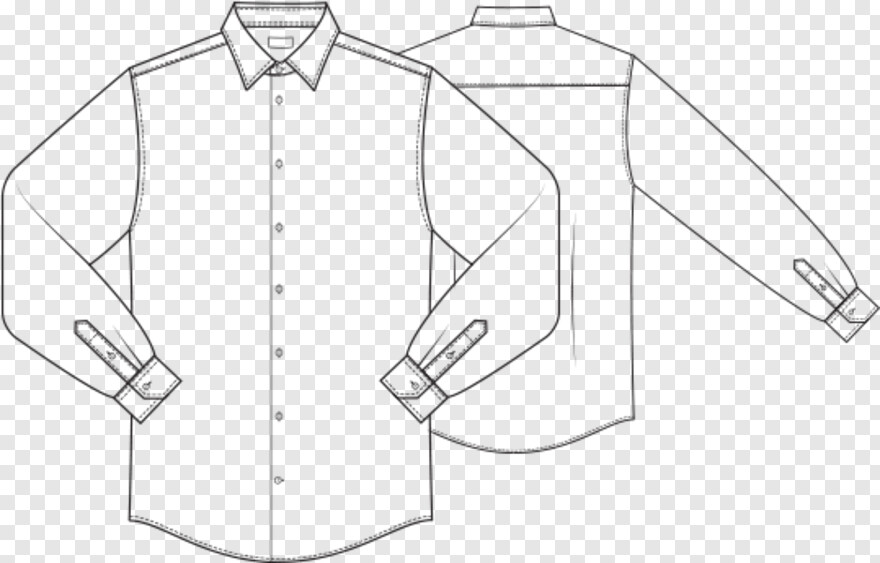 Detail Dress Shirt Template Nomer 19