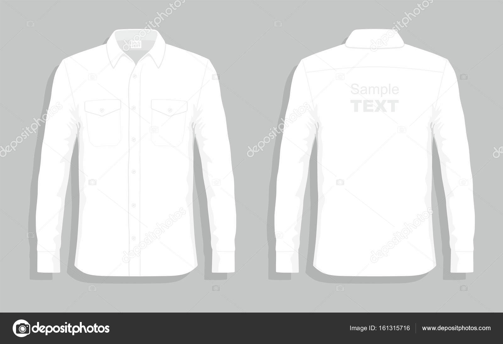 Detail Dress Shirt Template Nomer 25