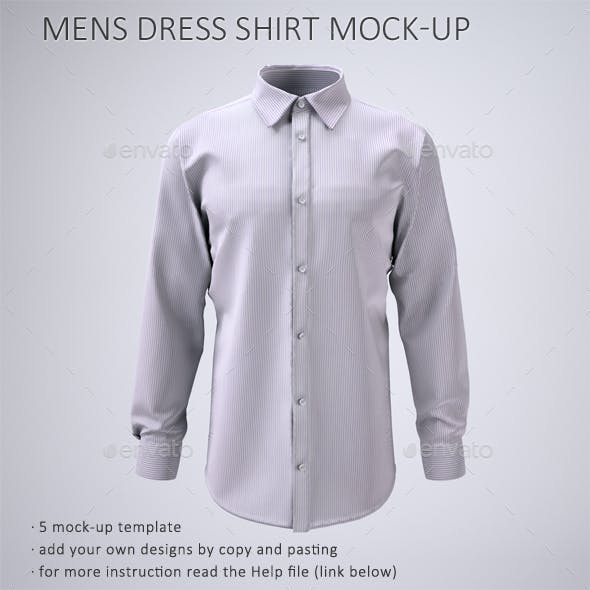 Detail Dress Shirt Template Nomer 51