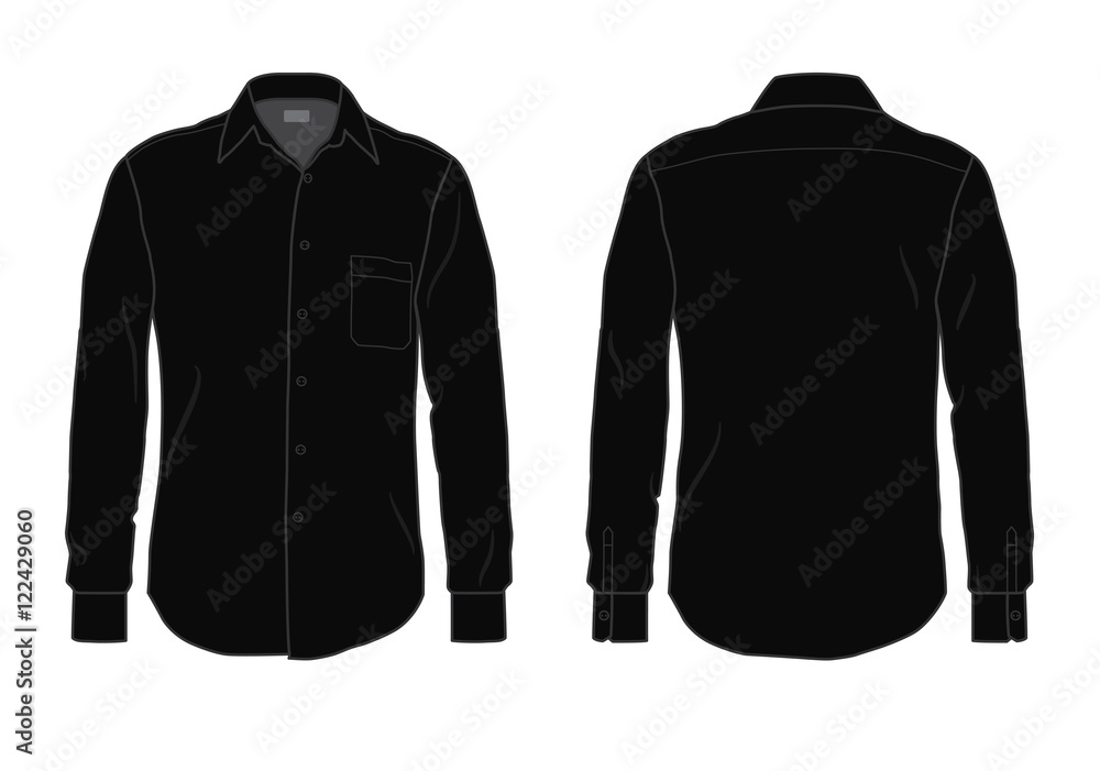 Detail Dress Shirt Template Nomer 10