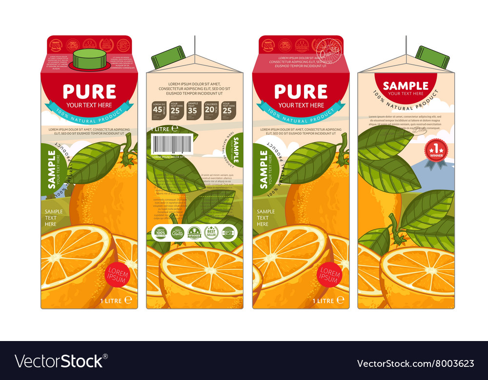 Detail Drink Packaging Design Template Nomer 3