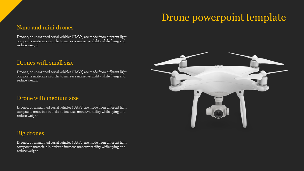 Drone Ppt Template Free Download - KibrisPDR