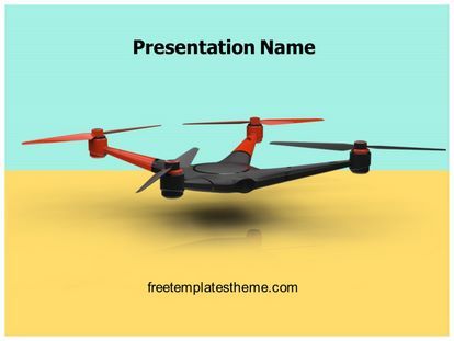 Detail Drone Ppt Template Free Download Nomer 21