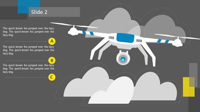 Detail Drone Ppt Template Free Download Nomer 41