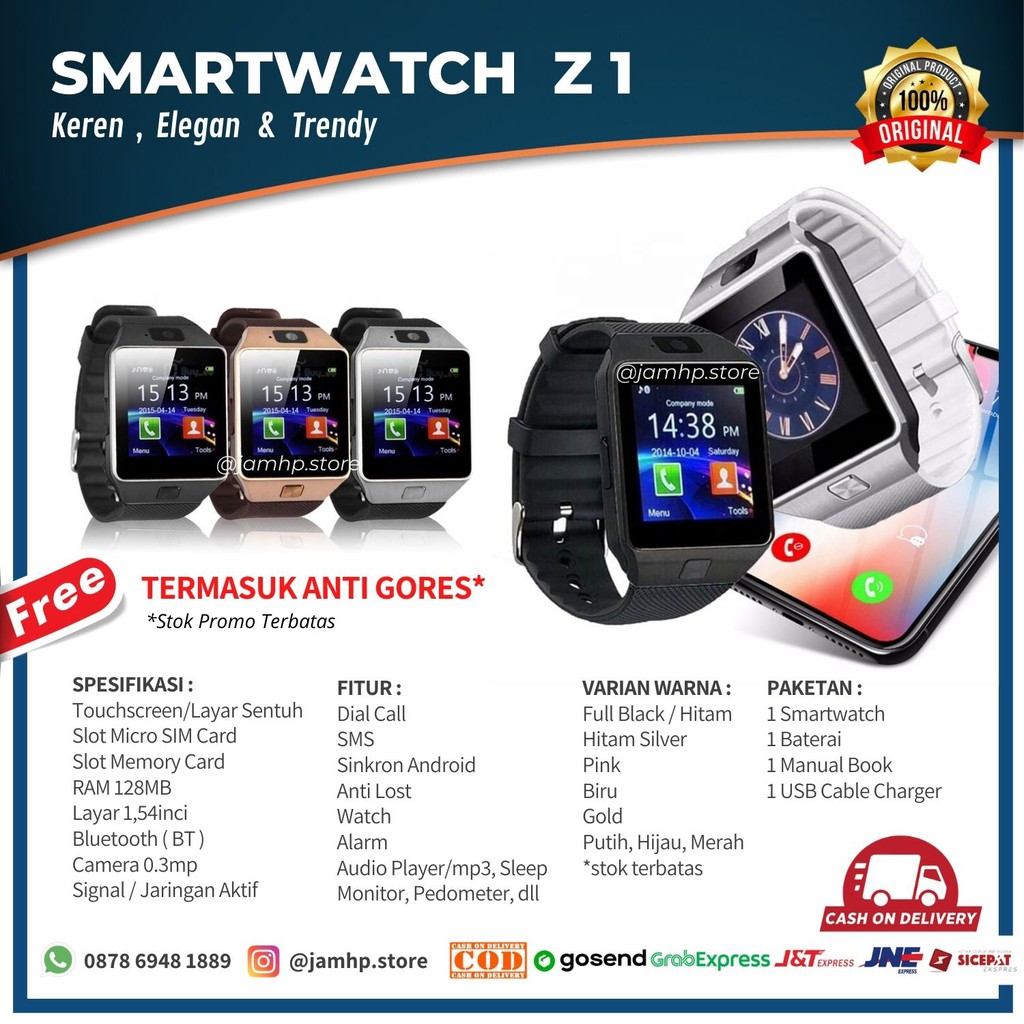 Detail Dz09 Smartwatch Indonesia Nomer 8