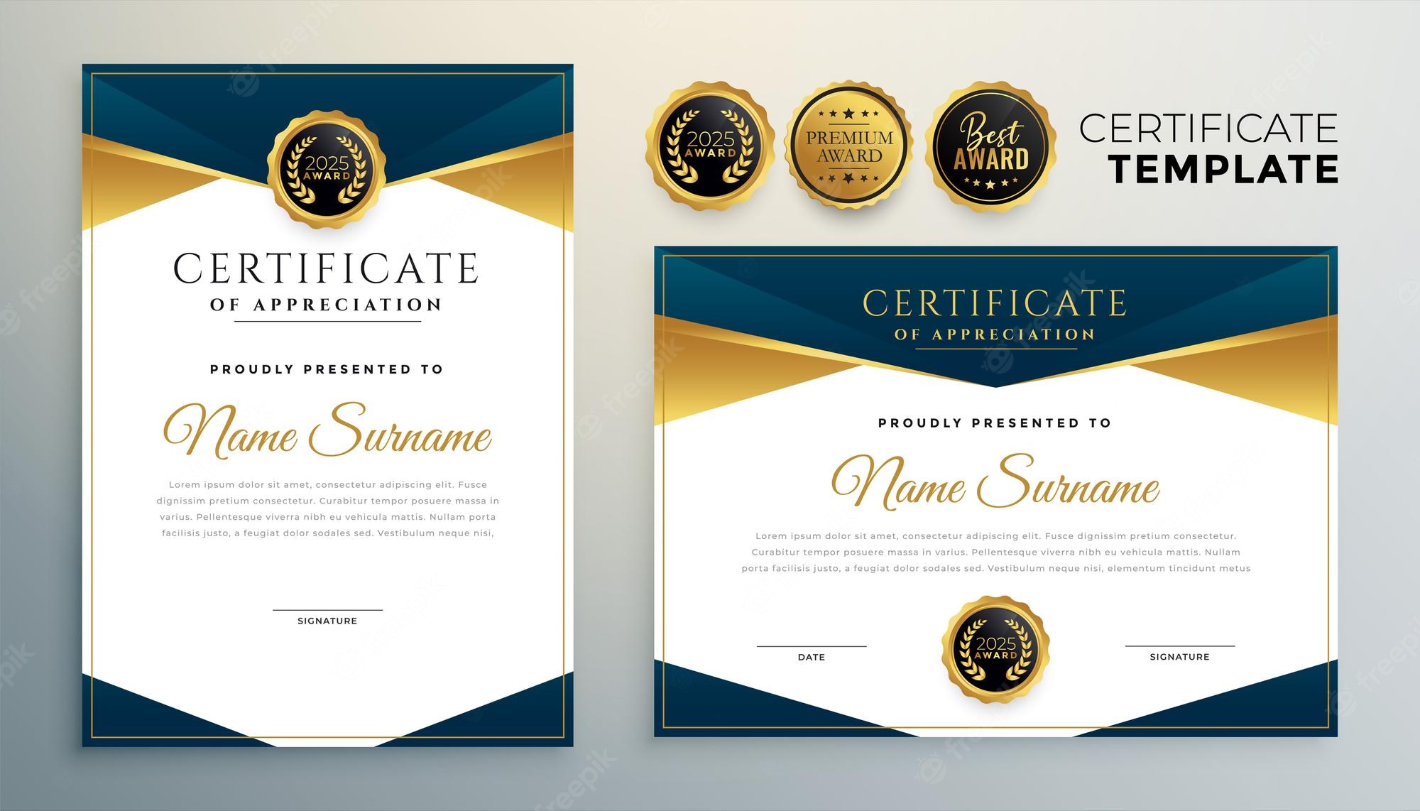 Download E Certificate Template Nomer 18