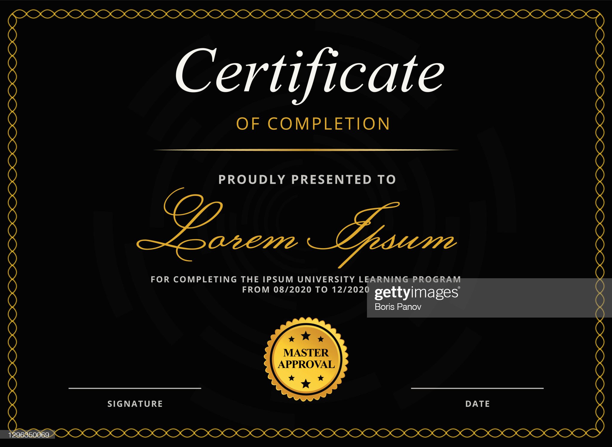 Detail E Certificate Template Nomer 31