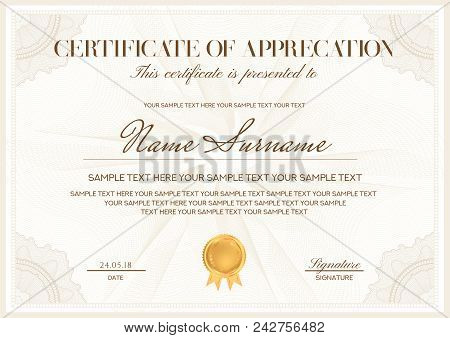 Detail E Certificate Template Nomer 44