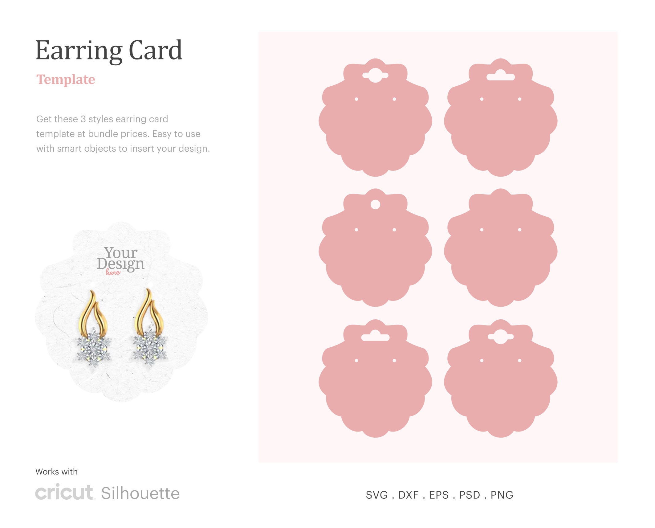 Detail Earring Tag Template Nomer 29