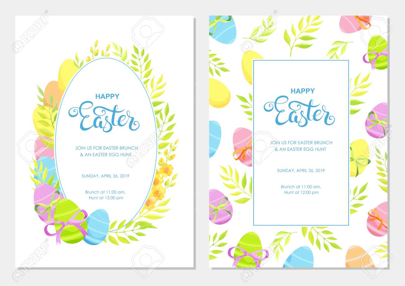 Detail Easter Invitation Template Nomer 11