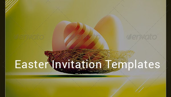 Detail Easter Invitation Template Nomer 45