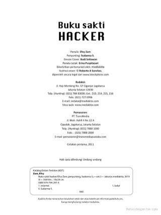 Detail Ebook Buku Sakti Hacker Nomer 17
