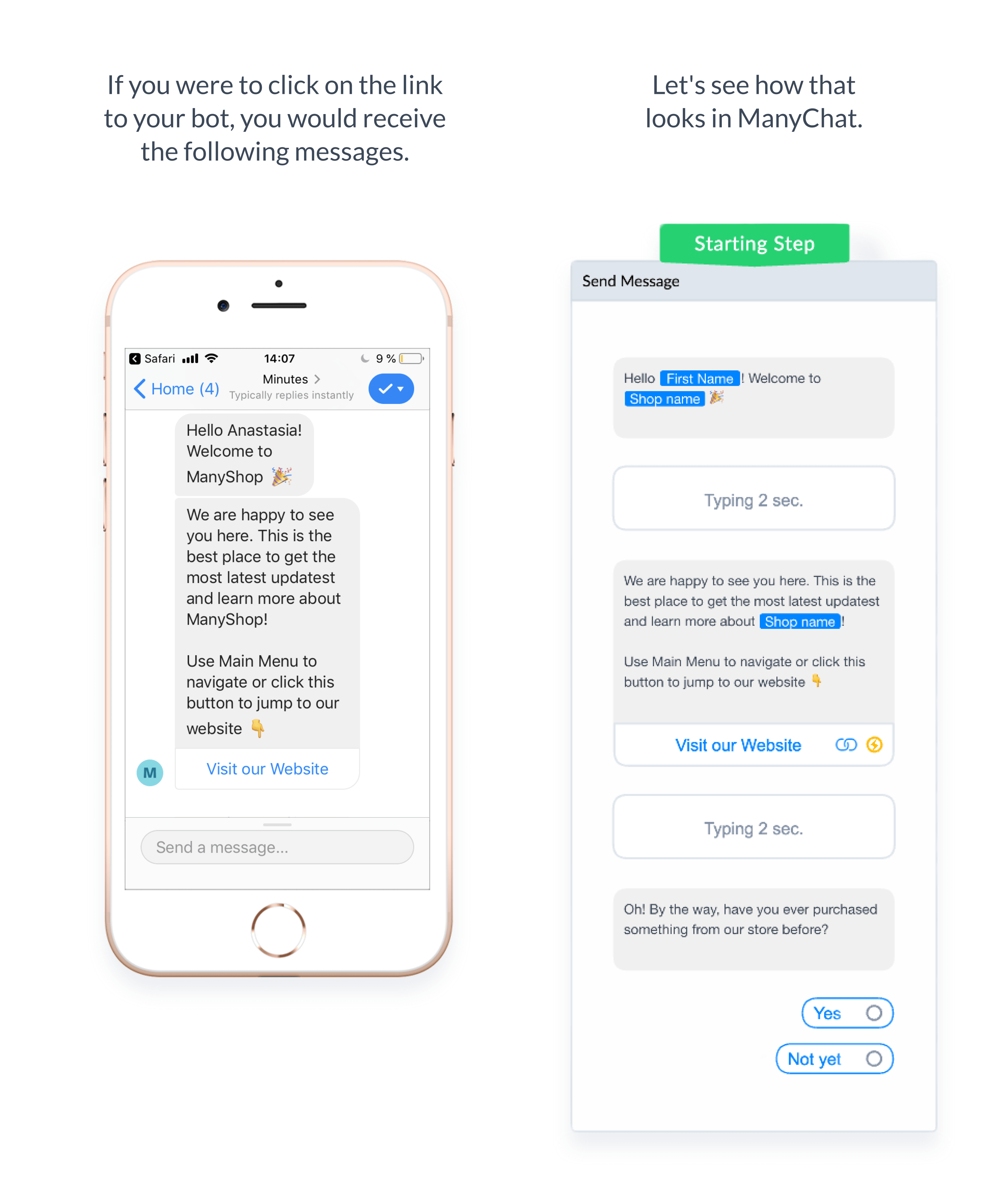 Detail Ecommerce Chatbot Template Nomer 2