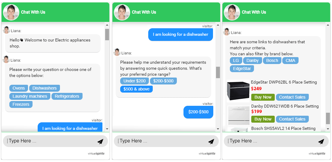 Detail Ecommerce Chatbot Template Nomer 18