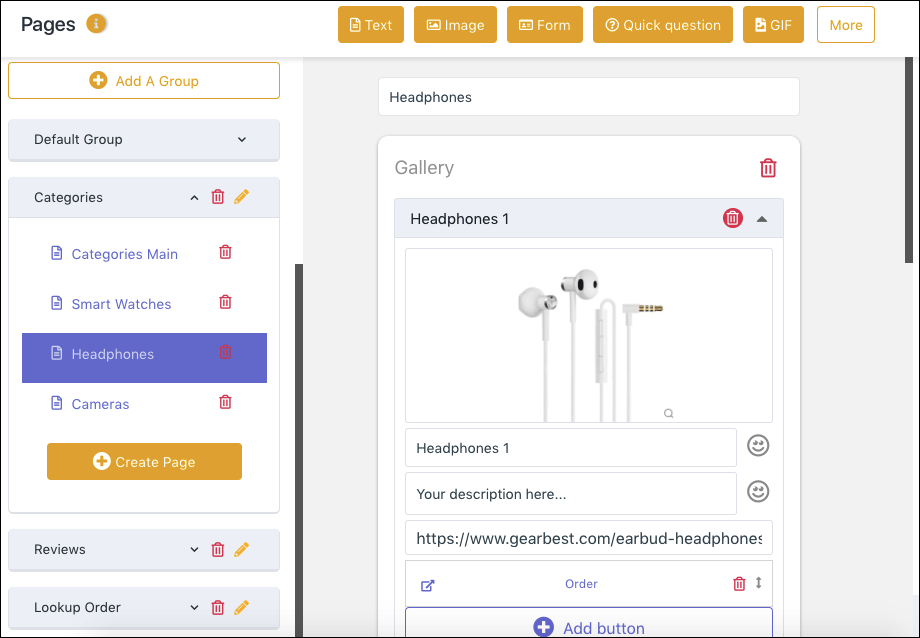 Detail Ecommerce Chatbot Template Nomer 6