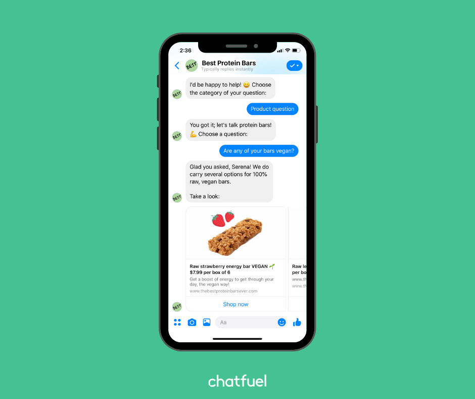 Detail Ecommerce Chatbot Template Nomer 50