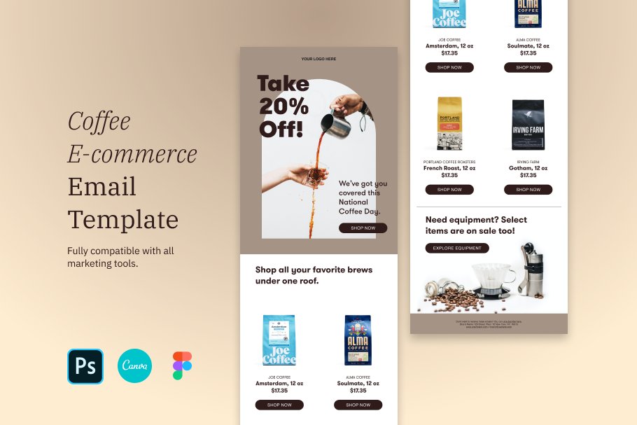 Detail Ecommerce Email Template Nomer 17