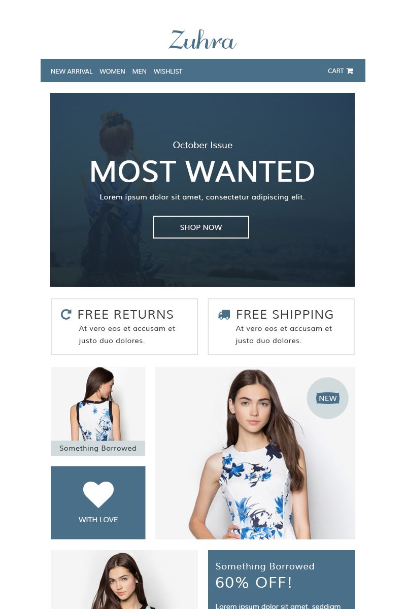 Detail Ecommerce Email Template Nomer 42
