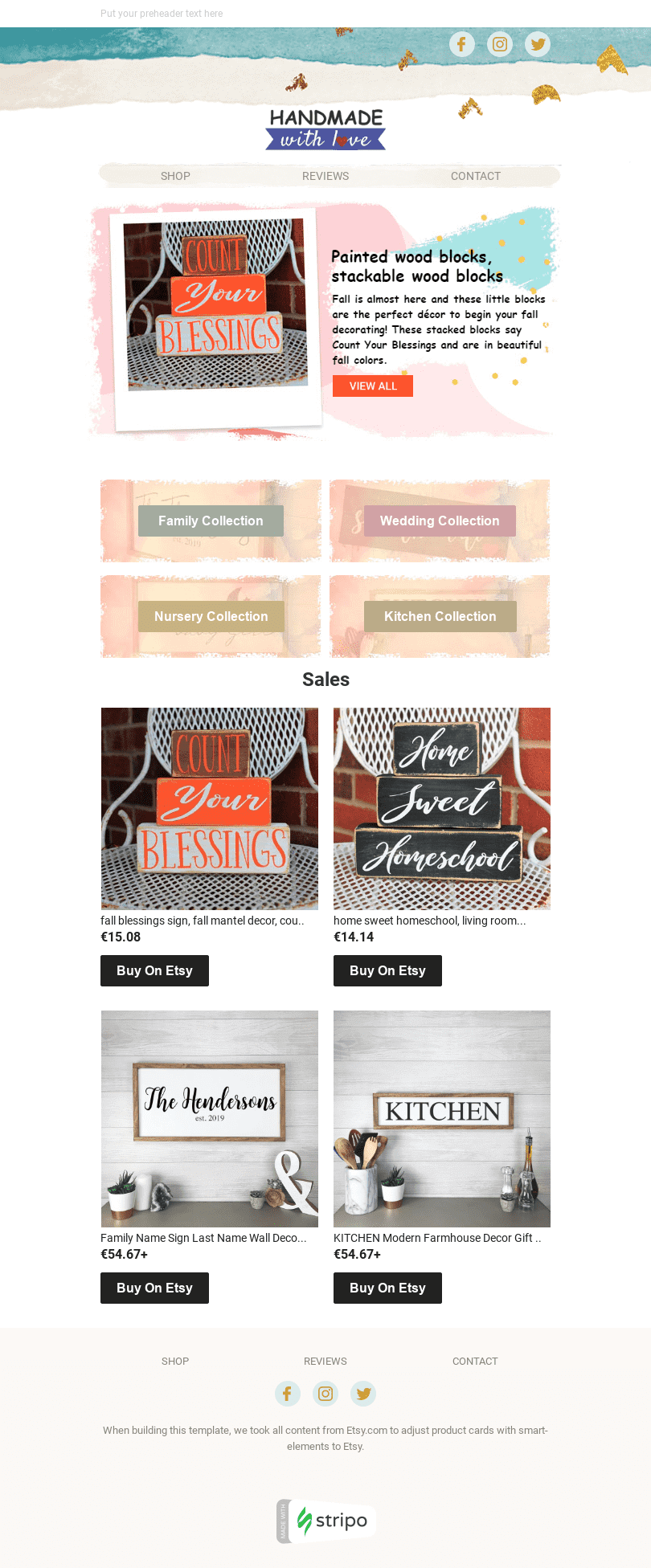 Detail Ecommerce Email Template Nomer 7