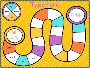 Detail Editable Blank Board Game Template Nomer 11