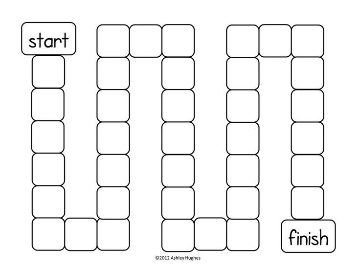 Detail Editable Blank Board Game Template Nomer 13