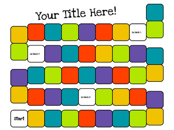 Detail Editable Blank Board Game Template Nomer 14