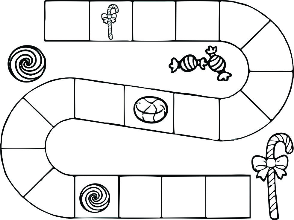 Detail Editable Blank Board Game Template Nomer 27