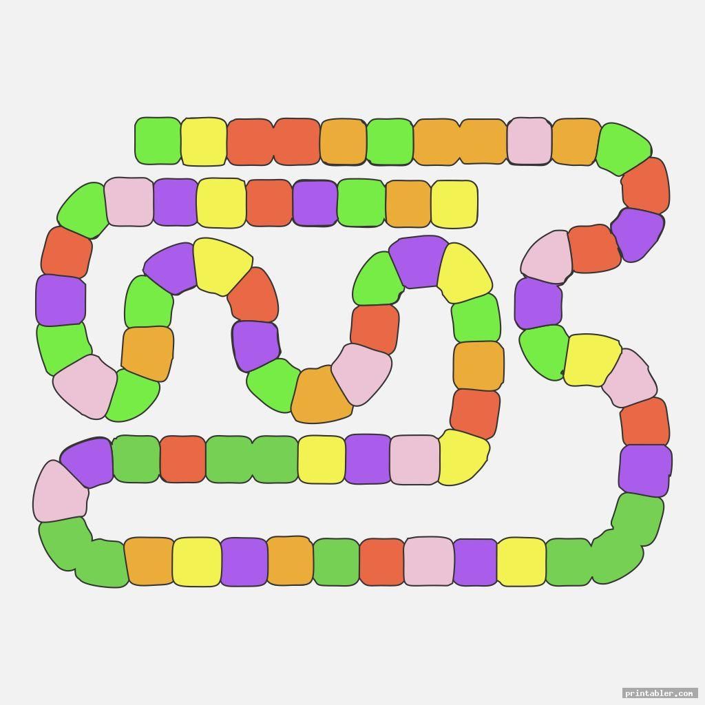 Detail Editable Blank Board Game Template Nomer 44