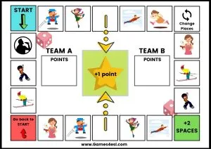 Detail Editable Blank Board Game Template Nomer 45