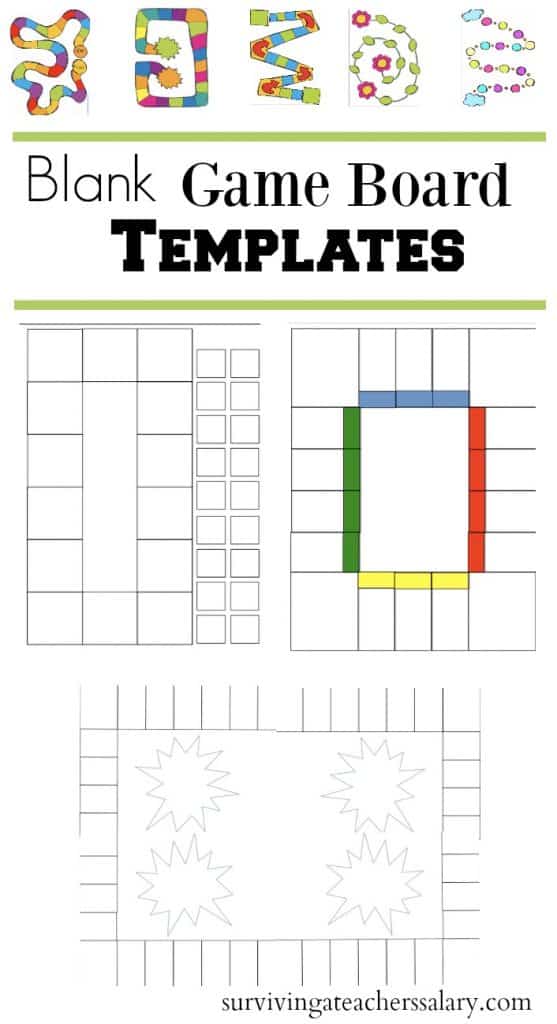 Detail Editable Blank Board Game Template Nomer 52