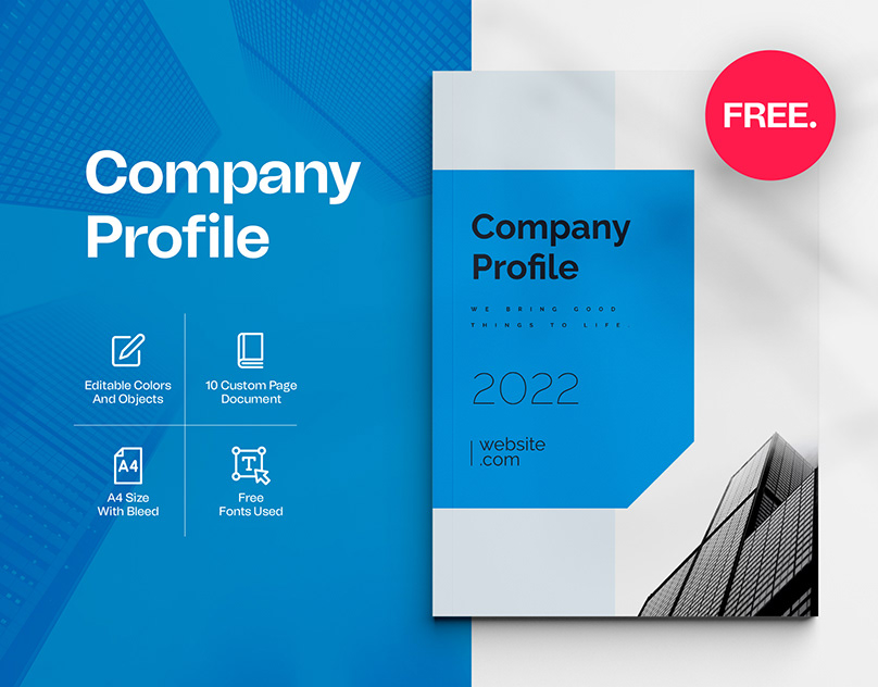 Detail Editable Company Profile Template Nomer 42