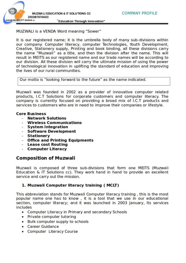 Detail Editable Company Profile Template Word Nomer 14
