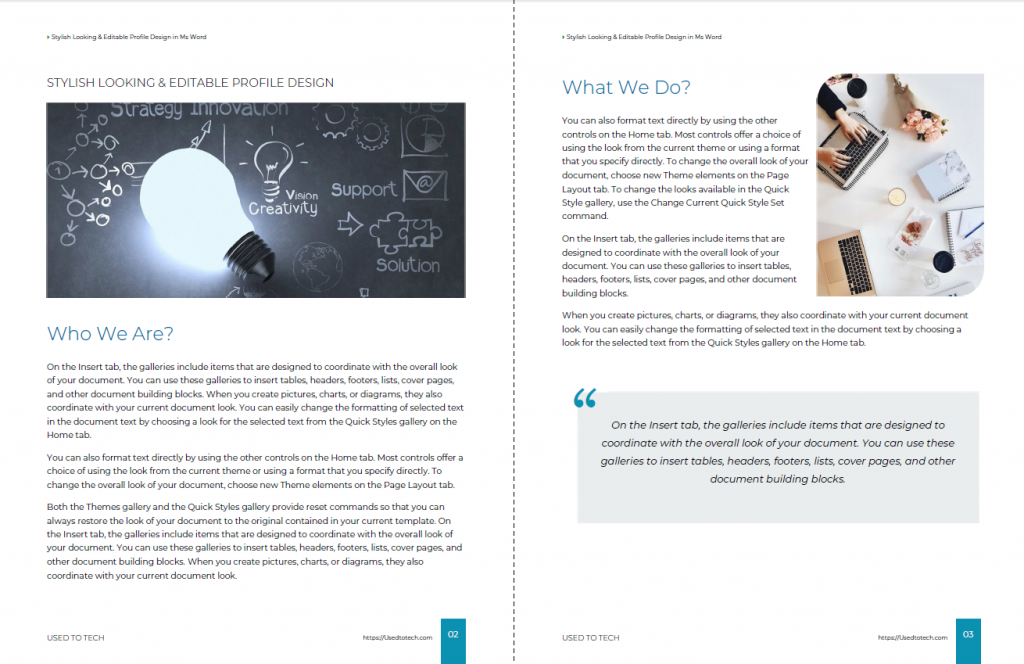 Detail Editable Company Profile Template Word Nomer 24