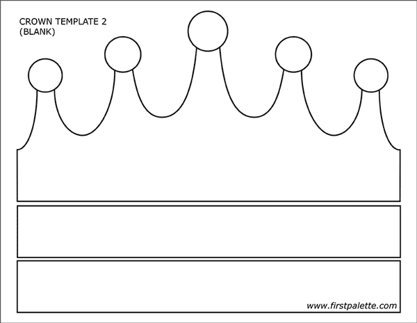 Detail Editable Crown Template Nomer 9