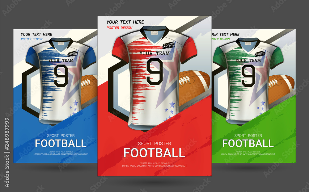 Detail Editable Football Jersey Template Nomer 43