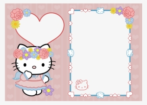 Detail Editable Hello Kitty Invitation Template Nomer 47
