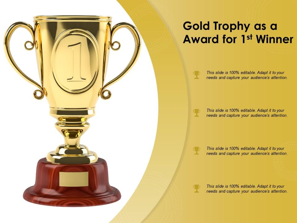 Detail Editable Trophy Template Nomer 16