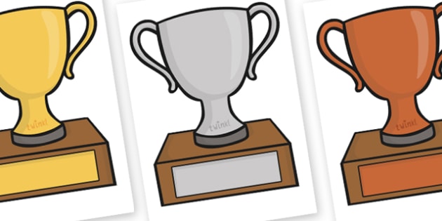 Detail Editable Trophy Template Nomer 3